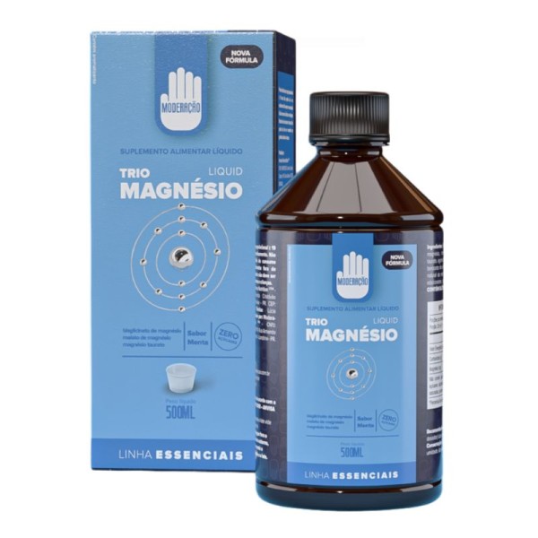 Trio Magnésio Menta Moderação 500ml