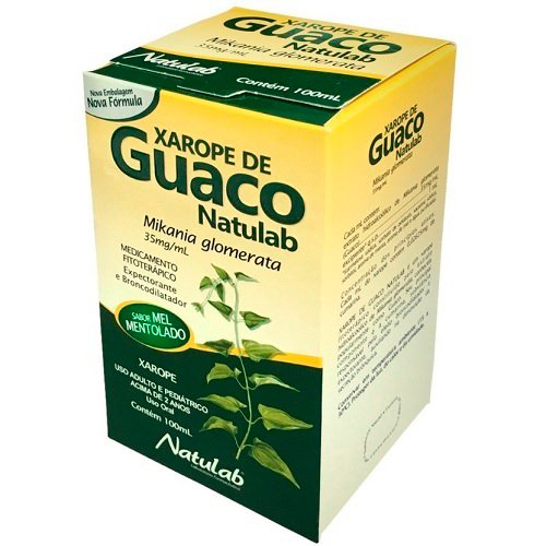 Encontraproduto.com.br - Guaco Natulab 100ml Xarope 35mg/ml Mel Mentolado
