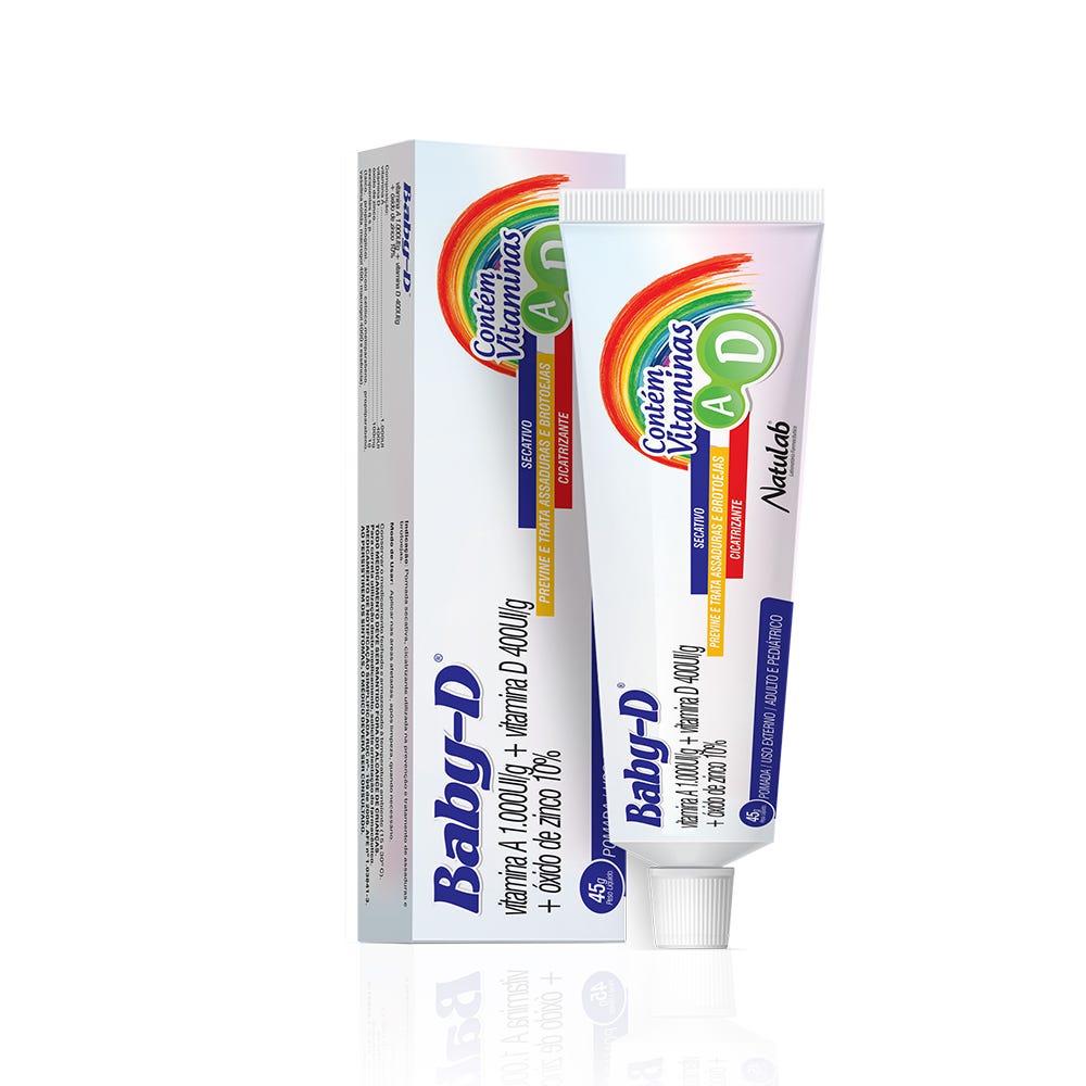 Baby D Pomada Para Prevenção de Assaduras 45g