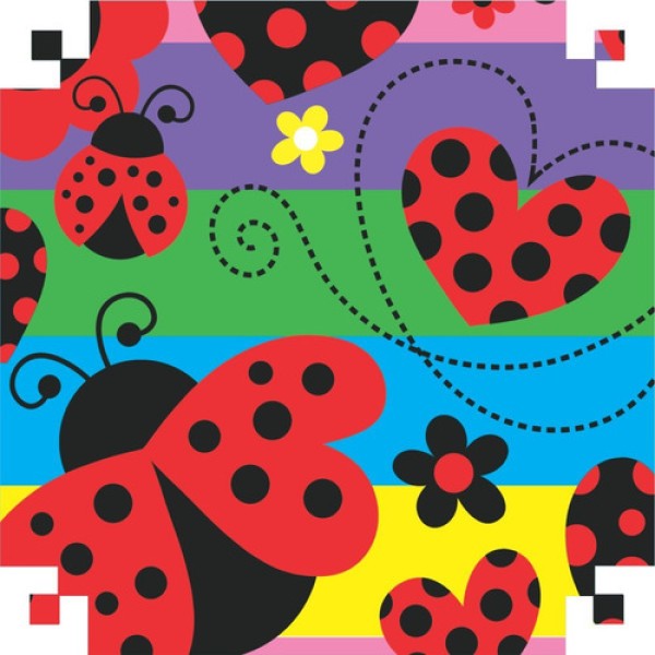 Encontraproduto.com.br - Papel Presente Bobina Couche 60cm.mod.231 Joaninha 2