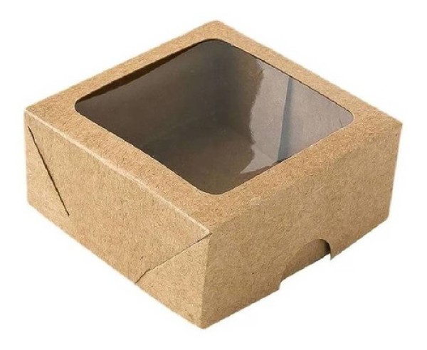 Caixa S16 7X7X3CM Com Visor 10 Unidades KRAFT ASSK