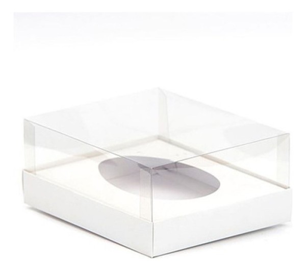 Caixa Base 1 Ovo de Colher 250g Branco Liso com 5 un ASSK