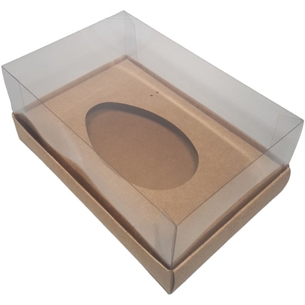 Caixa Base 1 Ovo de Colher 250g kraft Liso com 5 un ASSK