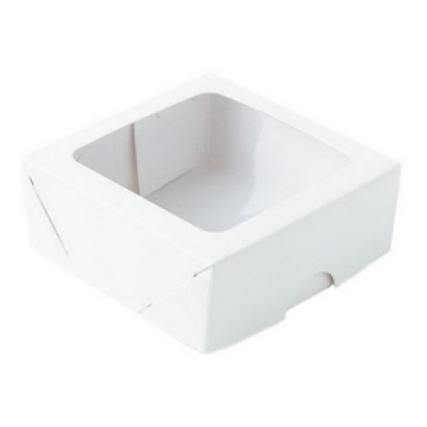 Encontraproduto.com.br - Caixa S24 Visor Branca 8X8X4CM 10UN - ASSK