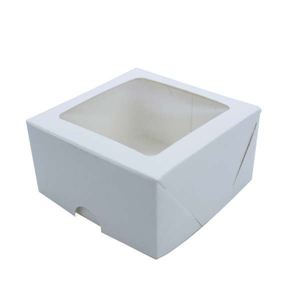 Caixa S24 Visor Branca 8X8X4CM 10UN - ASSK