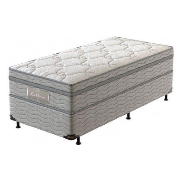 Encontraproduto.com.br - Conjunto Box Solteiro Mola Ensacada Probel Collin