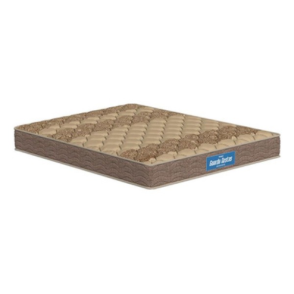 Encontraproduto.com.br - Colchão Casal Espuma D33 Guarda Costas Probel 14cm Bege/Marrom
