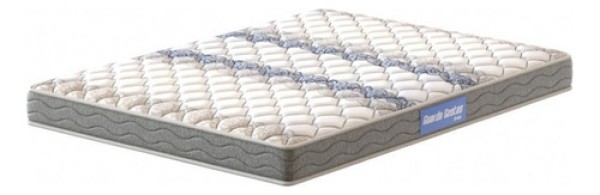 Colchão Casal Espuma D45 Guarda Costas Probel 20cm Branco/Cinza