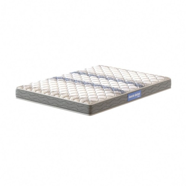 Encontraproduto.com.br - Colchão Queen Espuma D45 Guarda Costas Probel 20cm Branco/Cinza