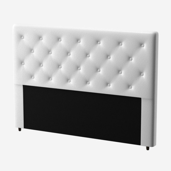 Cabeceira King Estofada Hampton Probel Corino