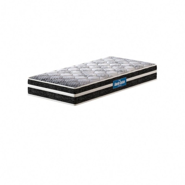 Colchão Solteiro Espuma D28 PróMiddle Probel 24cm Branco/Preto