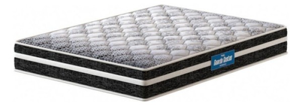 Colchão Queen Espuma D28 PróMiddle Probel 24cm Branco/Preto
