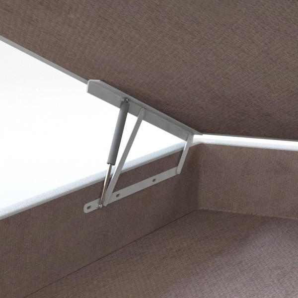 Encontraproduto.com.br - Base Box para Colchão de Casal Probel Classic com Baú 40x138x188cm - Branco