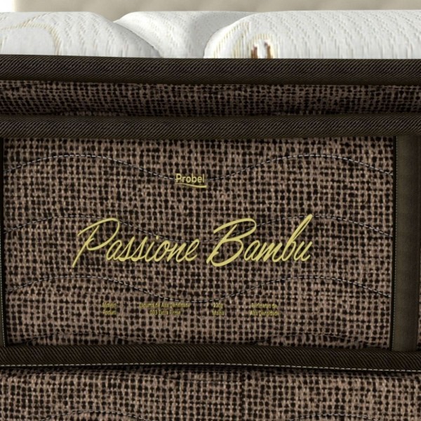 Encontraproduto.com.br - Conjunto Box Solteiro Mola Ensacada Probel Passione Bambu