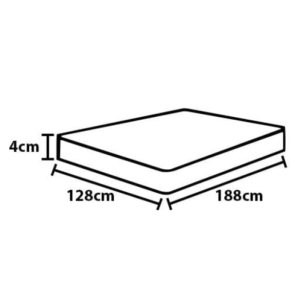 Encontraproduto.com.br - Colchonete Viúva Probel Guarda Costas Espuma D20 Preto