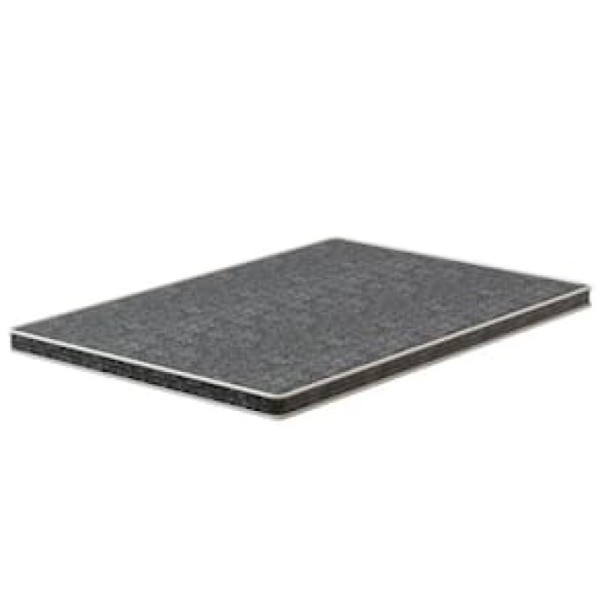 Colchonete De Casal Probel Guarda Costas Espuma D20 Com Fitim 8X138X188Cm Preto