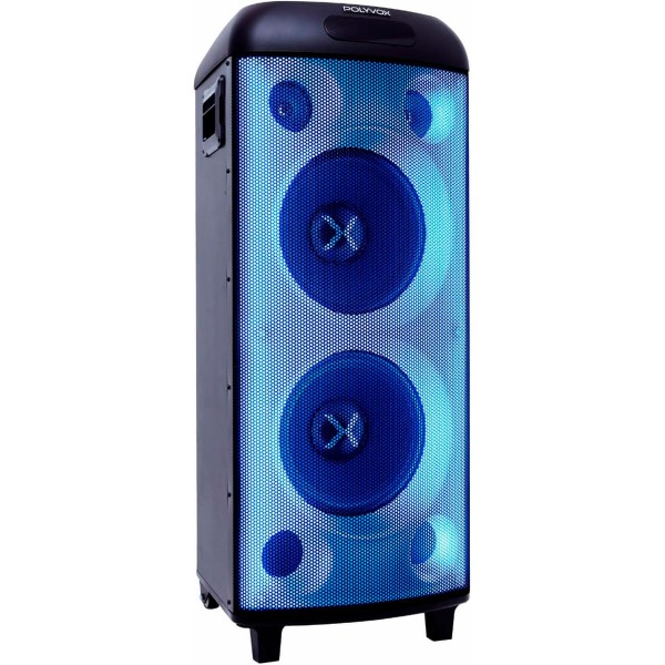 Encontraproduto.com.br - Caixa Amplificada Polyvox XT-990T 2000W Preta