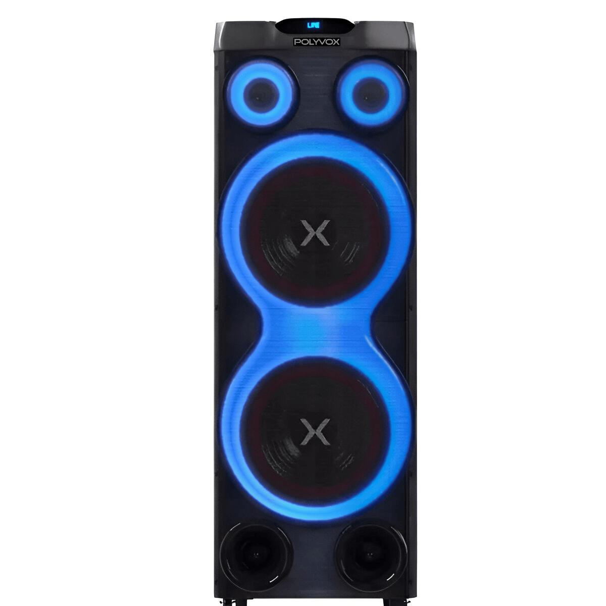 Encontraproduto.com.br - Caixa Ativa Torre TWS Bluetooth 2500W XT-2212T - Polyvox