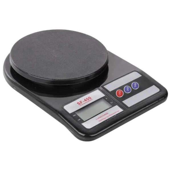 Balança de Cozinha Digital Preta 10KG - DUARTES