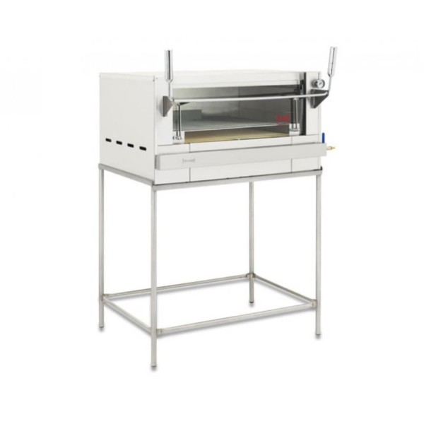Forno a Gás Total Inox 70x60 c/ Porta Guilhotina e Pedras Refratárias - Fritomaq