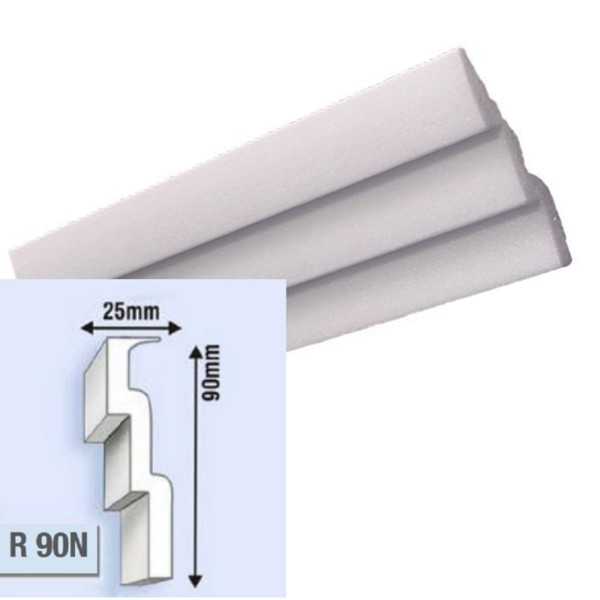 Encontraproduto.com.br - Sanca Rodateto Corzim R90 Barras com 2mt