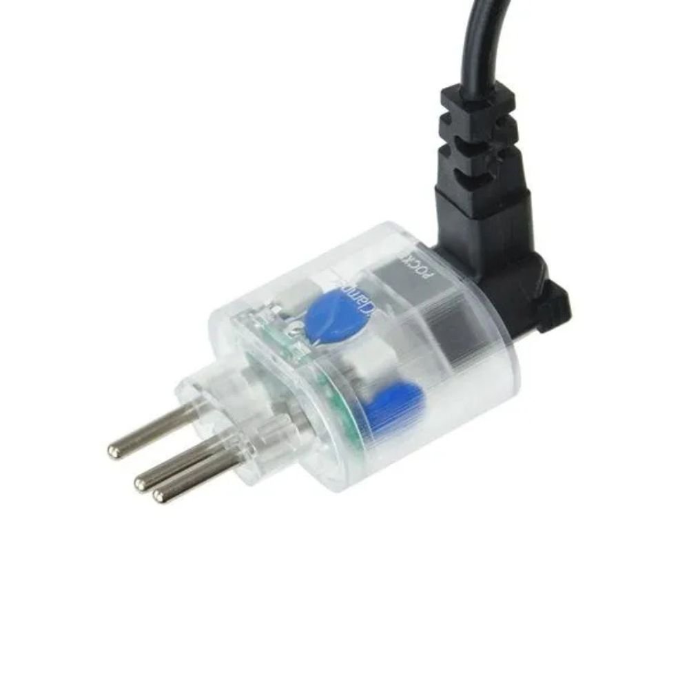 Encontraproduto.com.br - Protetor contra surtos (DPS) - 127/220 volts - 10 amperes - 1 tomada - 3 pinos - iCLAMPER Pocket 3P 10A - KIT 10 UNIDADES