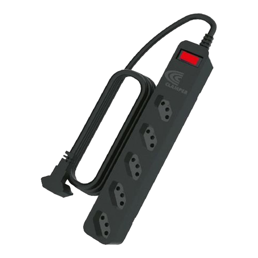 Encontraproduto.com.br - Filtro De Linha Dps 2P+T 10A Clamper Preto