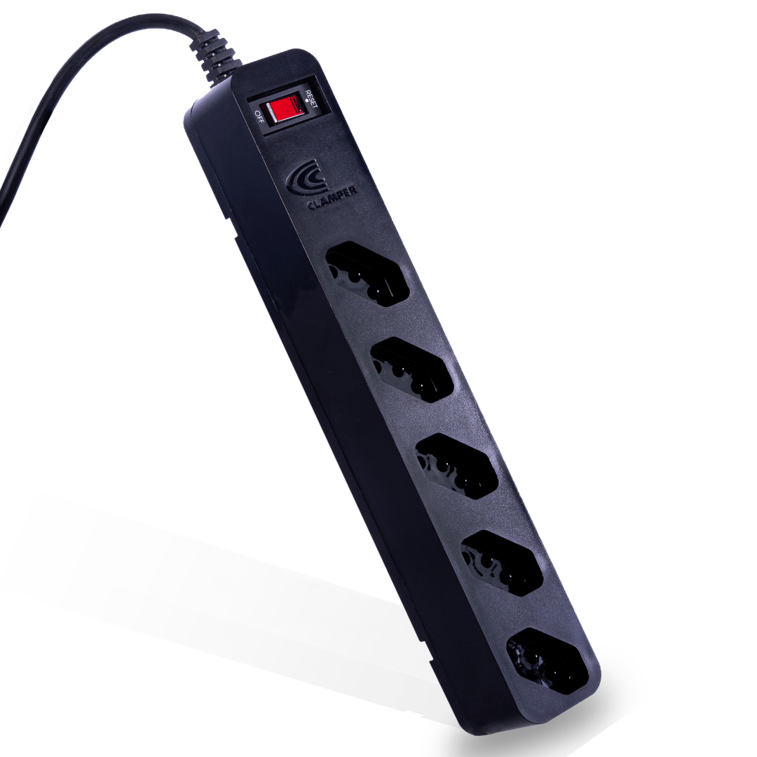 Encontraproduto.com.br - Filtro De Linha Dps 2P+T 10A Clamper Preto