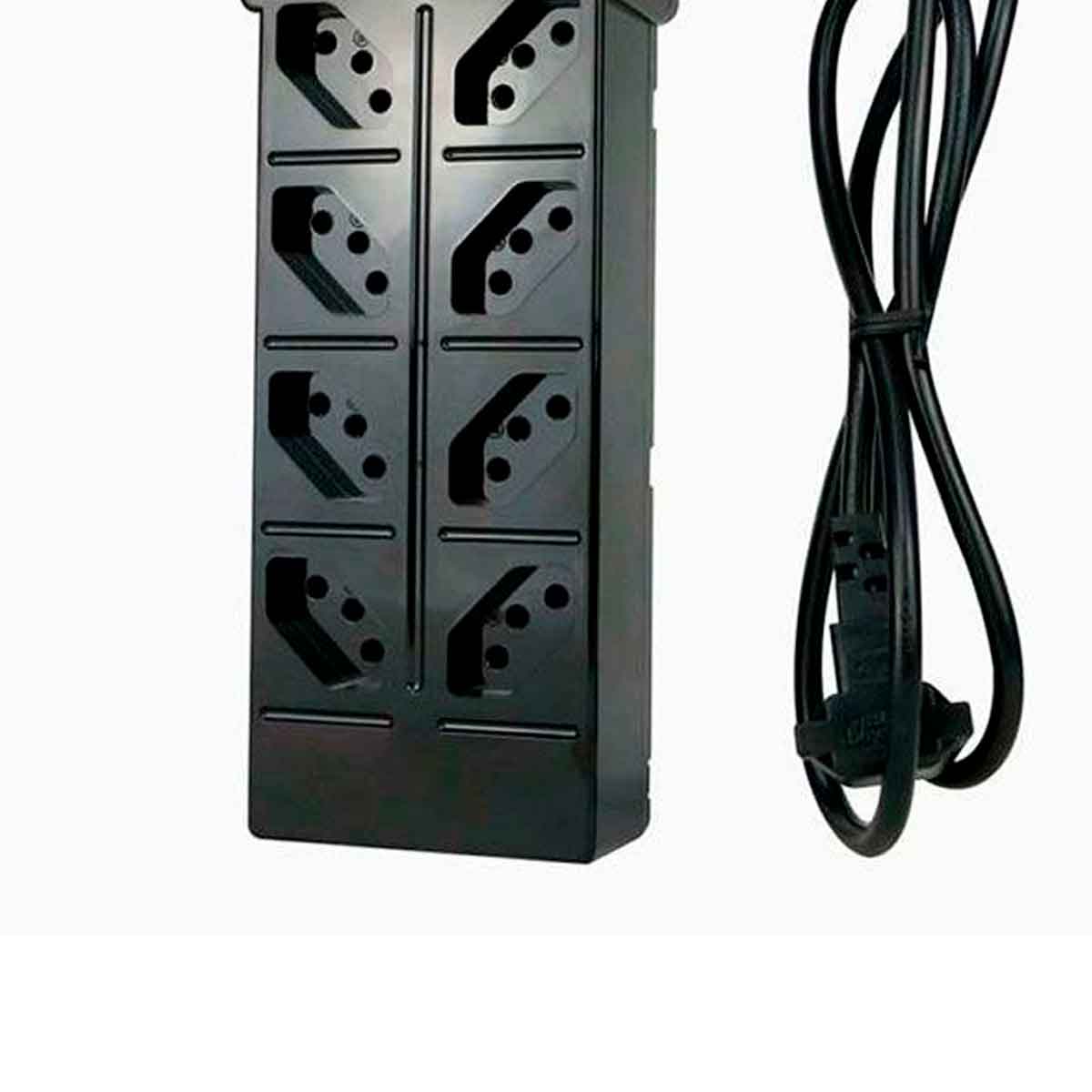 Encontraproduto.com.br - Filtro de Linha DPS 2P+T 10A Iclamper Clamper Preto