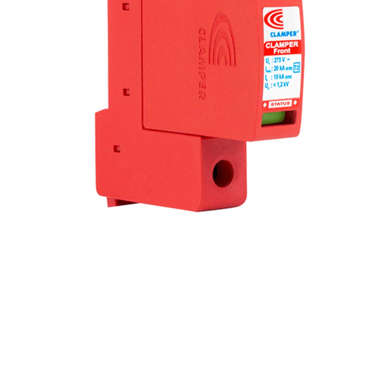 Encontraproduto.com.br - Protetor Surto Anti Raio Dps Clamper Vcl Front 275v 20ka