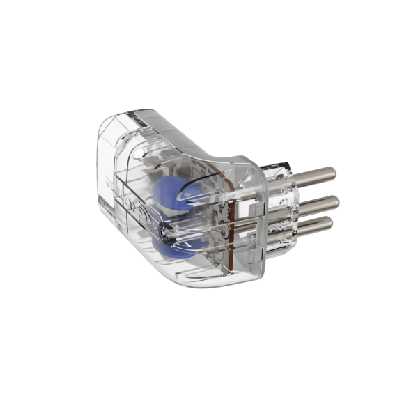Encontraproduto.com.br - Protetor contra surtos (DPS) - 127/220 volts - 10 amperes - 1 tomada - 3 pinos - iCLAMPER Pocket Fit 3P 10A