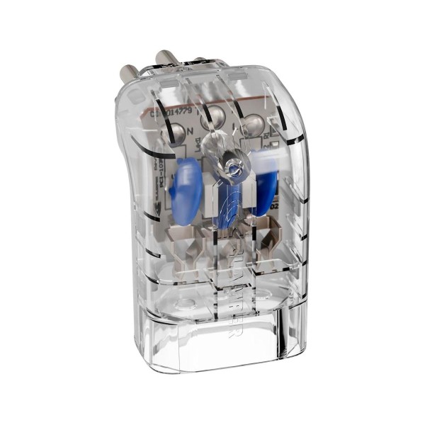 Encontraproduto.com.br - Protetor contra surtos (DPS) - 127/220 volts - 10 amperes - 1 tomada - 3 pinos - iCLAMPER Pocket Fit 3P 10A