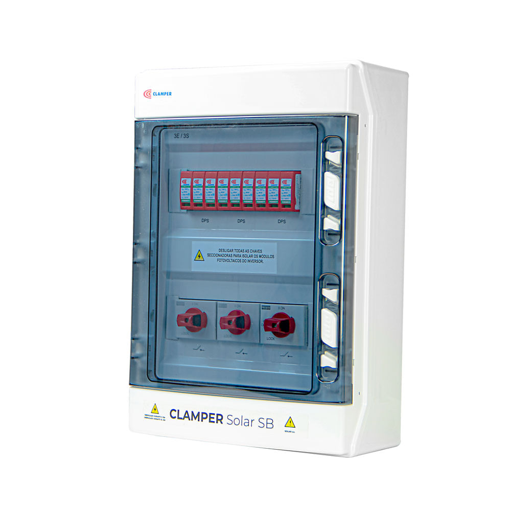 Encontraproduto.com.br - CLAMPER Solar SB 3E/3S 1040V  32A