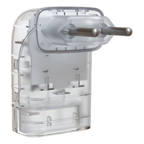 Encontraproduto.com.br - Protetor contra surtos (DPS) - 127/220 volts - 10 amperes - 1 tomada - 2 pinos - iCLAMPER Pocket Fit 2P 10A - LCF