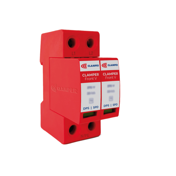 DPS CLAMPER FRONT V BIPOLAR 275V 20KA 2+0 / CI CLASSE II