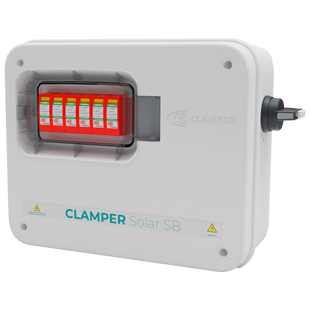 Encontraproduto.com.br - CLAMPER Solar SB 2E/2S 1040V  32A
