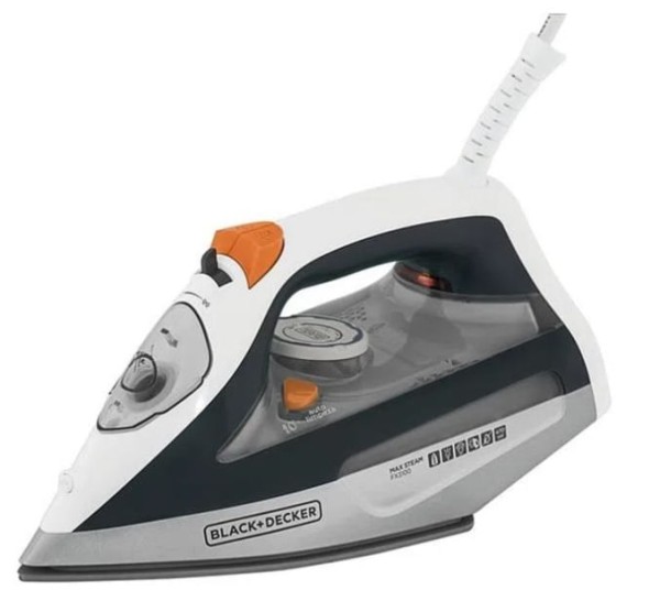 Ferro de Passar Black&Decker FX3100 Max Steam Cinza e Laranja 110V