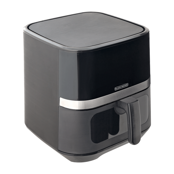 Encontraproduto.com.br - Fritadeira Elétrica Air Frye Black & Decker Digital 7 Litros Gourmand Gris 127 V - Preto