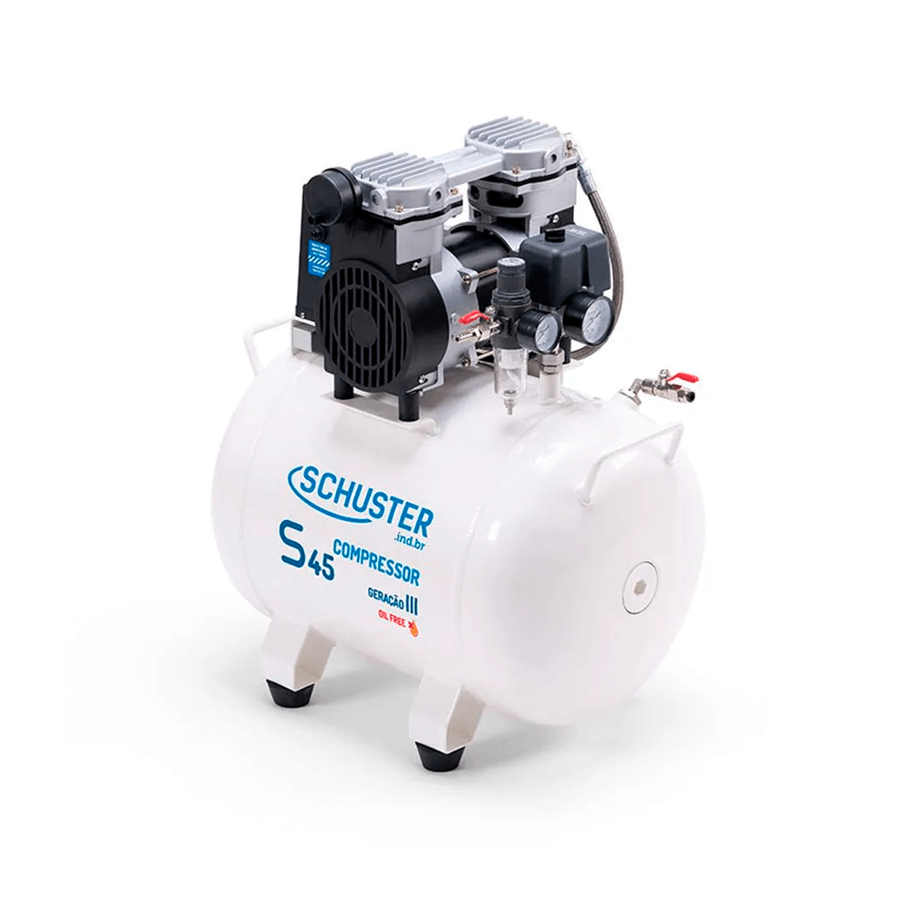 Encontraproduto.com.br - Compressor de Ar S45 40L GIII - Schuster