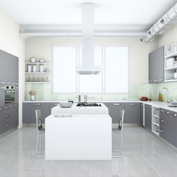 Encontraproduto.com.br - Piso Gresalato Retificado Polido 71x71cm Alvorada Cinza Caixa 2,52m² - Duragres (MP)
