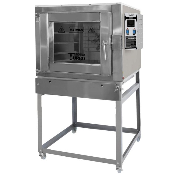 Forno Turbo A Gás Metvisa 5 Esteiras 150 Litros 127v Ftg150b127m605