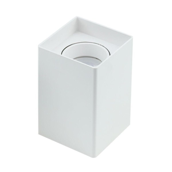 Spot De Sobrepor Mr16 Quadrado Branco