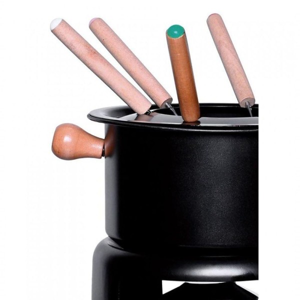 Encontraproduto.com.br - Rechaud Conjunto Para Fondue 16 Cm Mimo Style 10 Peças