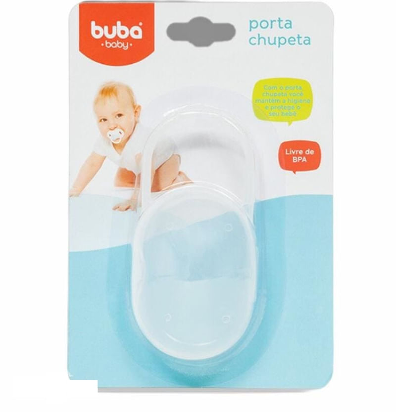 Encontraproduto.com.br - Porta-Chupetas com Alça Buba 1 Unidade