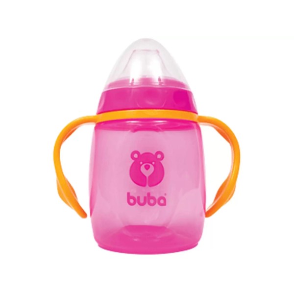 Encontraproduto.com.br - Copo com Alça 300ml - Rosa - Buba