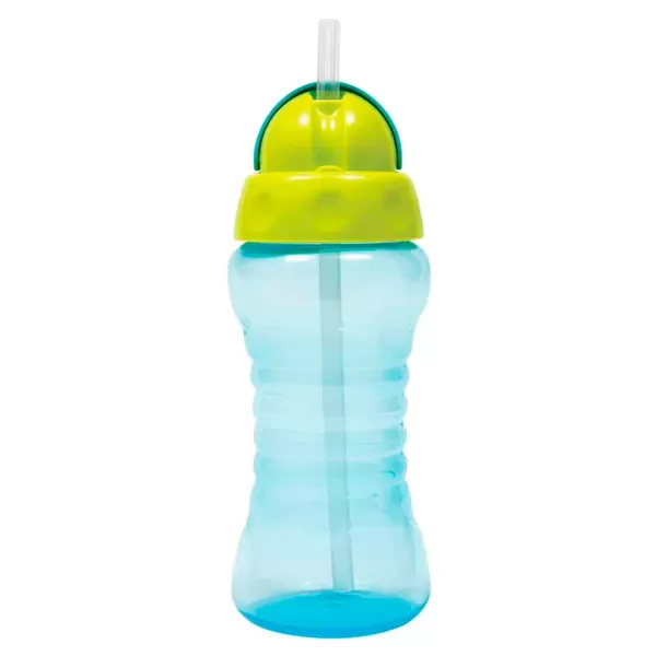 Encontraproduto.com.br - Garrafinha Infantil Buba Fresh Com Canudo 300ml - Azul