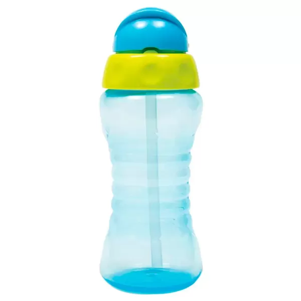 Encontraproduto.com.br - Garrafinha Infantil Buba Fresh Com Canudo 300ml - Azul