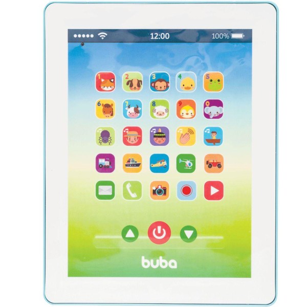 Encontraproduto.com.br - Tablet Infantil - Baby Tablet - Azul - Buba