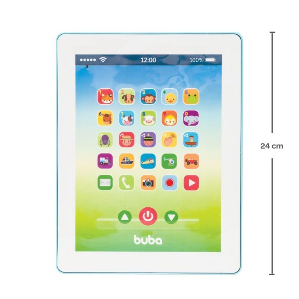 Encontraproduto.com.br - Tablet Infantil - Baby Tablet - Azul - Buba
