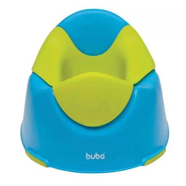 Encontraproduto.com.br - Troninho Infantil Para Bebê A Partir de 12 Meses Recipiente Removível Penico Azul e Verde Buba